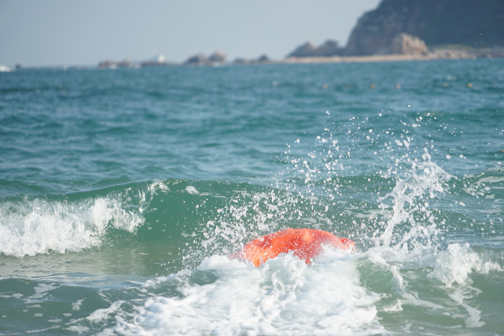 Remote-controlled water lifesaver, remote-controlled lifebuoy, remote-controlled water lifesaving robot, water rescue robot, U-shaped electric lifebuoy